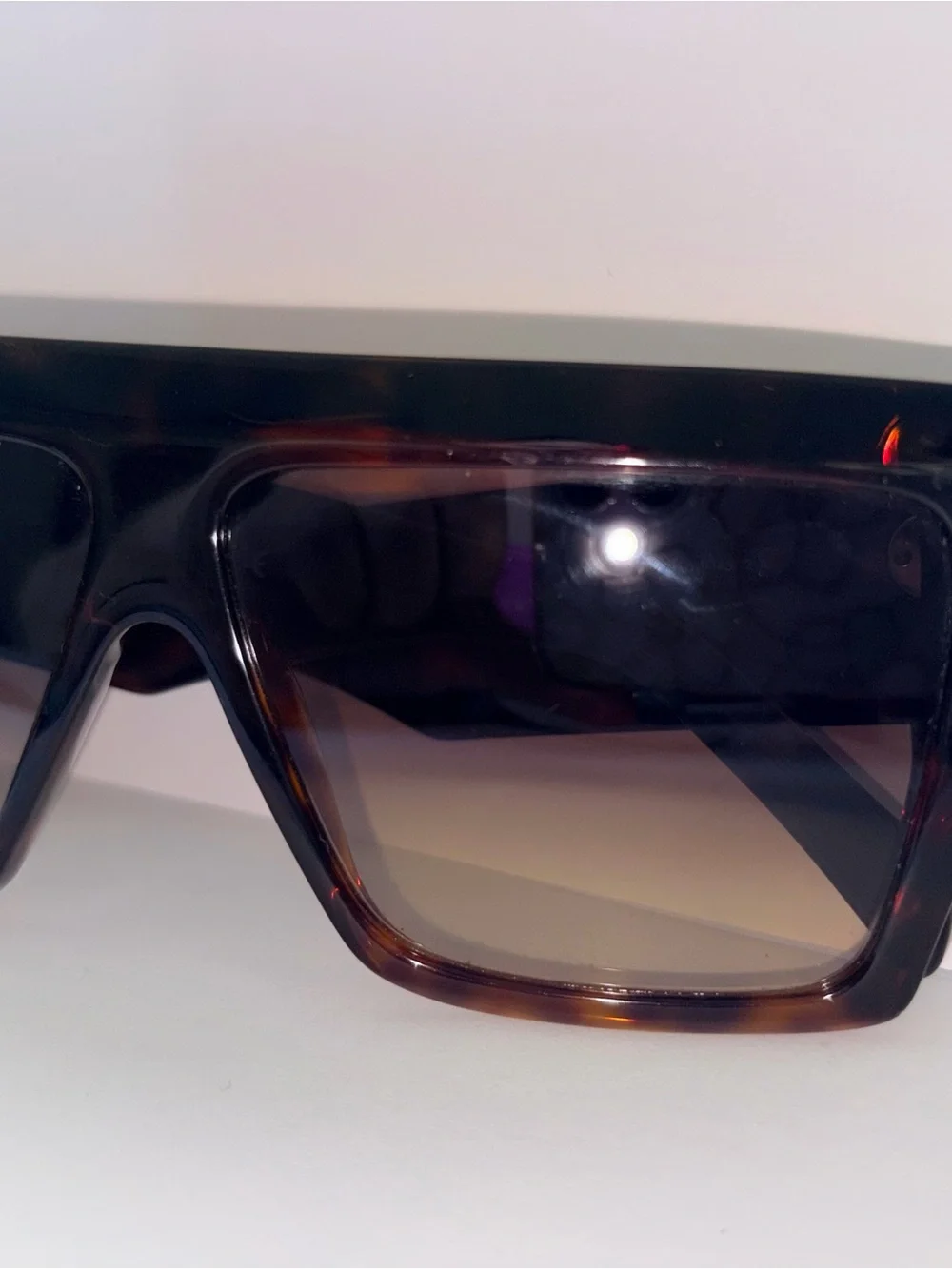 Celine Men Sunglasses Havana Brown Gradient Square